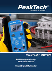 PeakTech 1073 Operation Manual