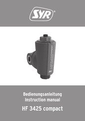 SYR HF 3425 compact Instruction Manual