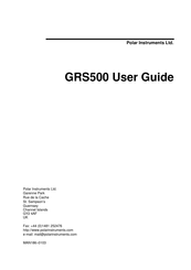 Polar Instruments GRS500 User Manual