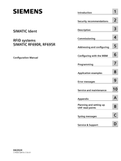 Siemens SIMATIC RF690R Configuration Manual
