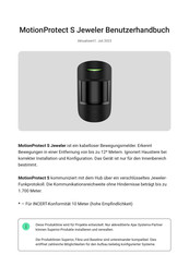 AJAX MotionProtect S Manual