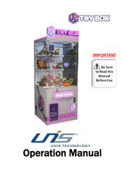 UNIS Toy Box Single GMP Operation Manual