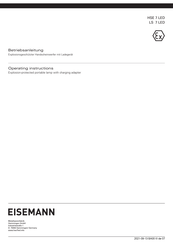 EISEMANN LS 7 LED Operating Instructions Manual