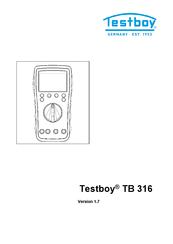 Testboy TB 316 Operating Instructions Manual