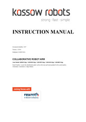 Kassow Robots KR810 Edge Instruction Manual