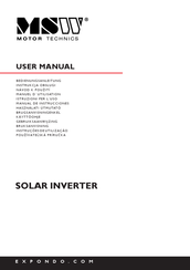 MSW S-POWER MPPT 8000 User Manual