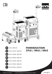 GYS POWERDUCTION 50LG Manual