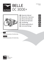 Altrad BELLE DC 300E+ Operator's Manual