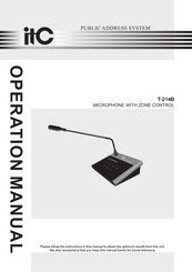 ITC T-214B Operation Manual