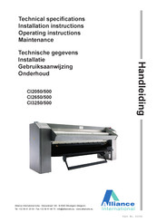 Alliance International CI2050/500 Installation Instructions Manual