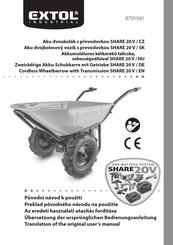 EXTOL 8791941 Translation Of The Original User Manual