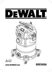 DeWalt DXV30SA Original Instructions Manual