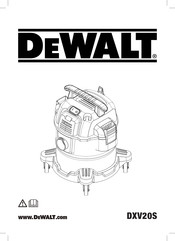 DeWalt DXV20S Original Instructions Manual