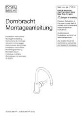 Dornbracht 33 805 888-FF Installation Instructions Manual