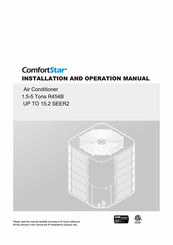 ComfortStar BAR7 42 Installation And Operation Manual