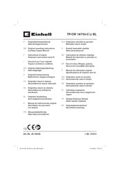 Einhell TP-CW 18/750-C Li BL Original Operating Instructions