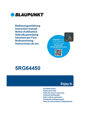 Blaupunkt 5RG64450 Instruction Manual