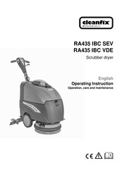 Cleanfix 470.000VDE Operating	 Instruction