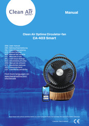 Clean Air Optima CA-403 Smart User Manual