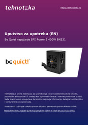 BE QUIET! SFX3-450W User Manual