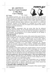 POSIFLEX KS-6215 PLUS User Manual