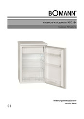 BOMANN KS 2184 Instruction Manual