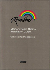 Digital Equipment Rainbow Memory Board Option Installation Manual
