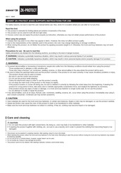 ZAMST ZK-PROTECT Instructions For Use