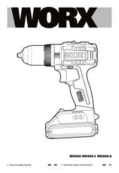Worx WU369 9 Series Instructions Manual
