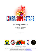 Raw Thrills NBA Superstars Setup, Operation, And Service Manual