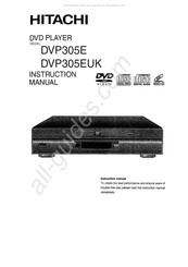 Hitachi DVP305E Instruction Manual