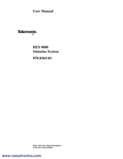 Tektronix HFS9DG2 User Manual