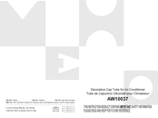 Costway AW10037 Instruction Booklet