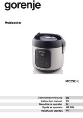 Gorenje MC2SBK Instruction Manual