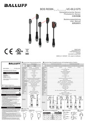Balluff BOS R030K-VC-00,2-S75 Series User Manual