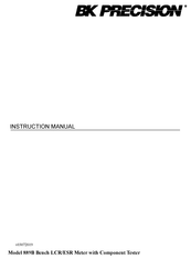 Bk Precision 889CS Manual