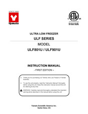 Yamato ULF Series Instruction Manual