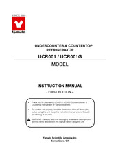 Yamato UCR001 Instruction Manual