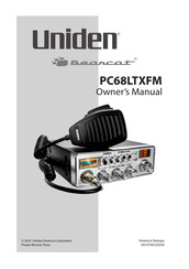 Uniden Bearcat PC68LTXFM Owner's Manual