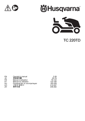 Husqvarna TC 220TD Operator's Manual