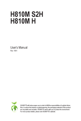 Gigabyte H810M H User Manual