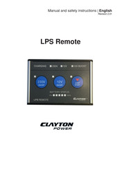 Clayton Power LPS Manual And Safety Instructions