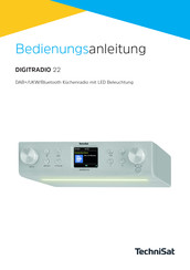 TechniSat DIGITRADIO 22 Operating Instructions Manual
