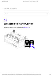 Neural DSP Nano Cortex User Manual