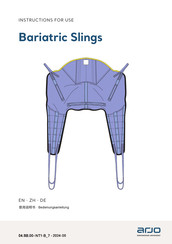Arjo MFA8010 Instructions For Use Manual