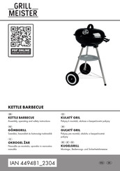 GRILL MEISTER HG09102 Assembly, Operating And Safety Instructions