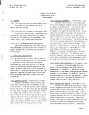 Bell System CENTRA-LINE 612A Maintenance Manual