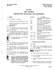 Bell System KS-19261 Installation And Maintenance Manual