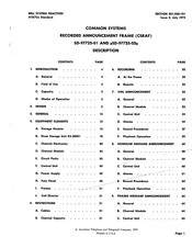 Bell System SD-97725-01 Description