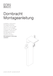 Dornbracht 25 964 979 Series Installation Instructions Manual